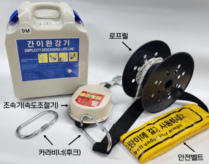간이완강기 내부구성