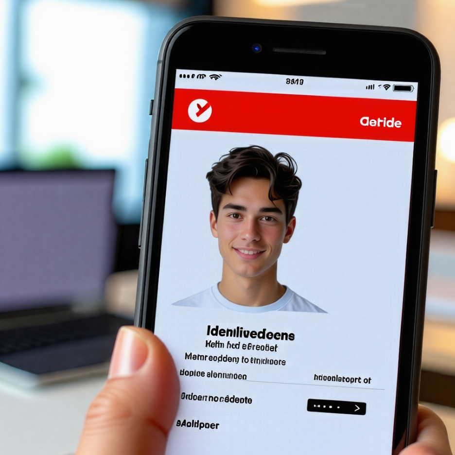 모바일 신분증 예시