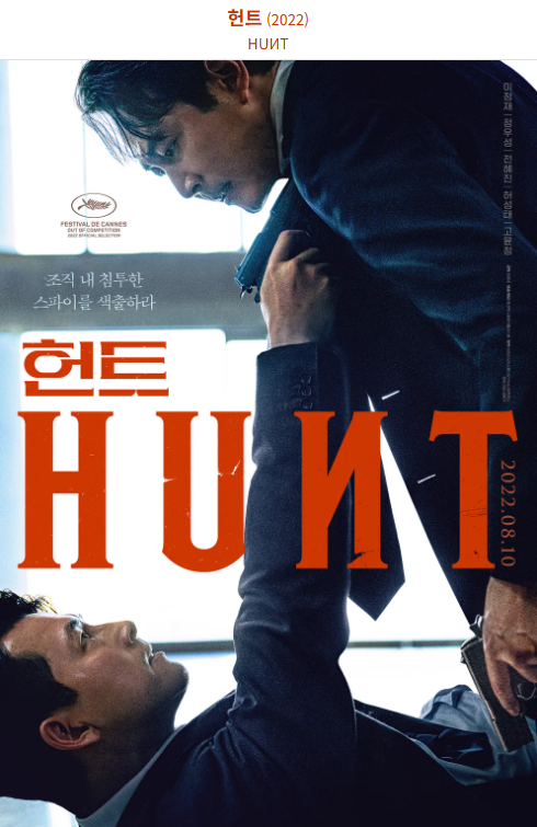 헌트(2022) 영화 포스터 사진