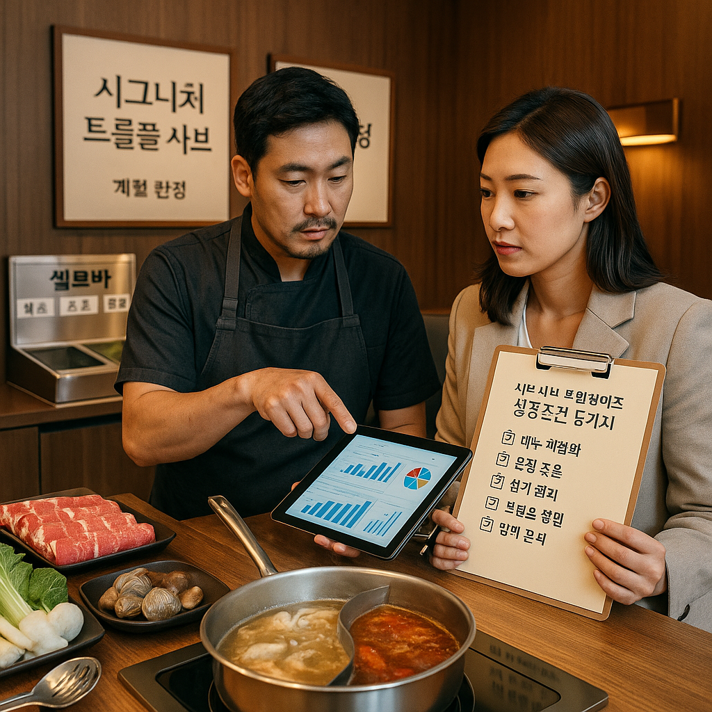 샤브샤브 프랜차이즈 성공조건 5가지