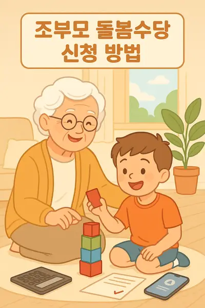 조부모 돌봄수당 신청 방법: 손주돌봄수당 지원 대상, 조부모 돌봄수당 지급