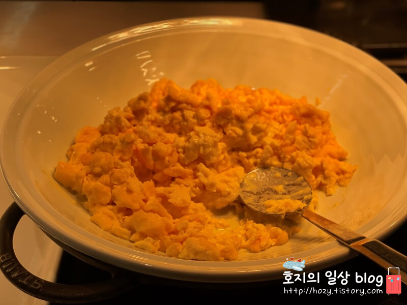 코트야드 메리어트 수원 조식뷔페_스크램블에그