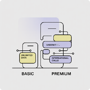 알뜰폰 요금제 비교 이미지