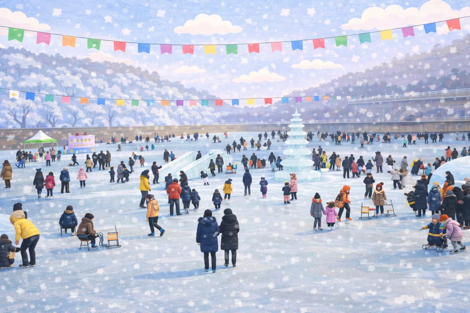 안동 암산얼음축제