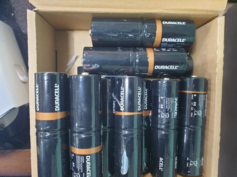 듀라셀 알카라인 폐배터리