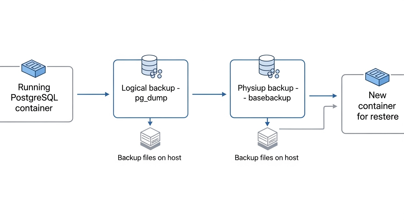 백업/복구 흐름 다이어그램