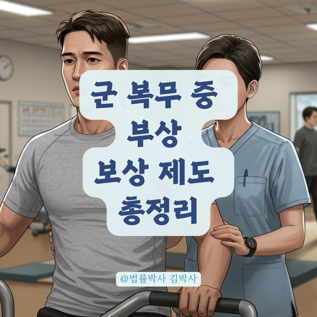군 복무 중 부상, 국가·군대에서 받을 수 있는 보상 제도 총정리.
