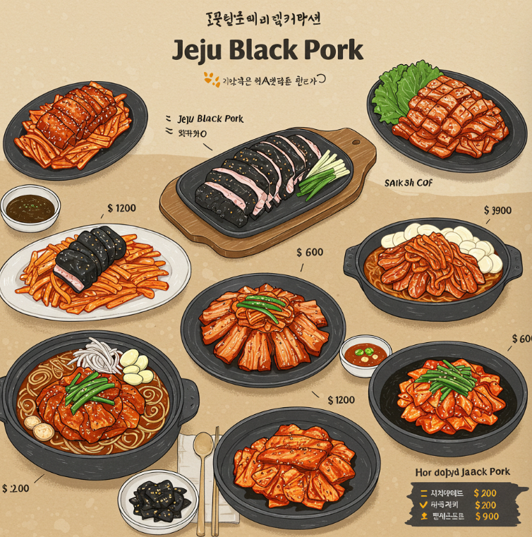 가격대 & 메뉴 비교