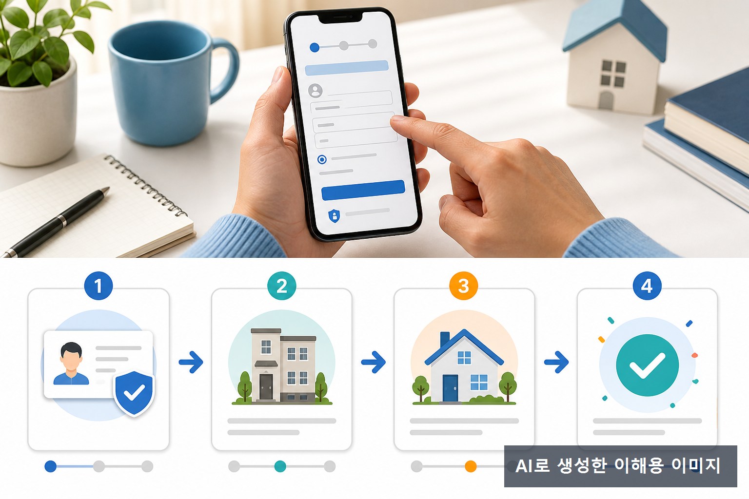 본인 확인부터 새 주소 입력과 제출까지 전입신고 절차