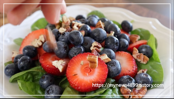 블루베리 샐러드