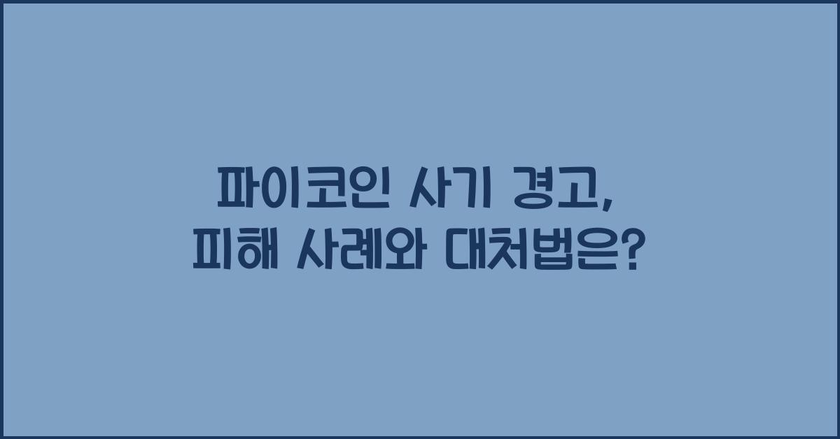 파이코인 사기