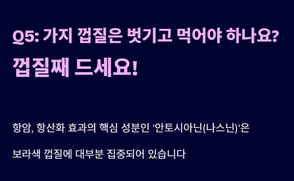 가지 효능 자주 묻는 질문 5