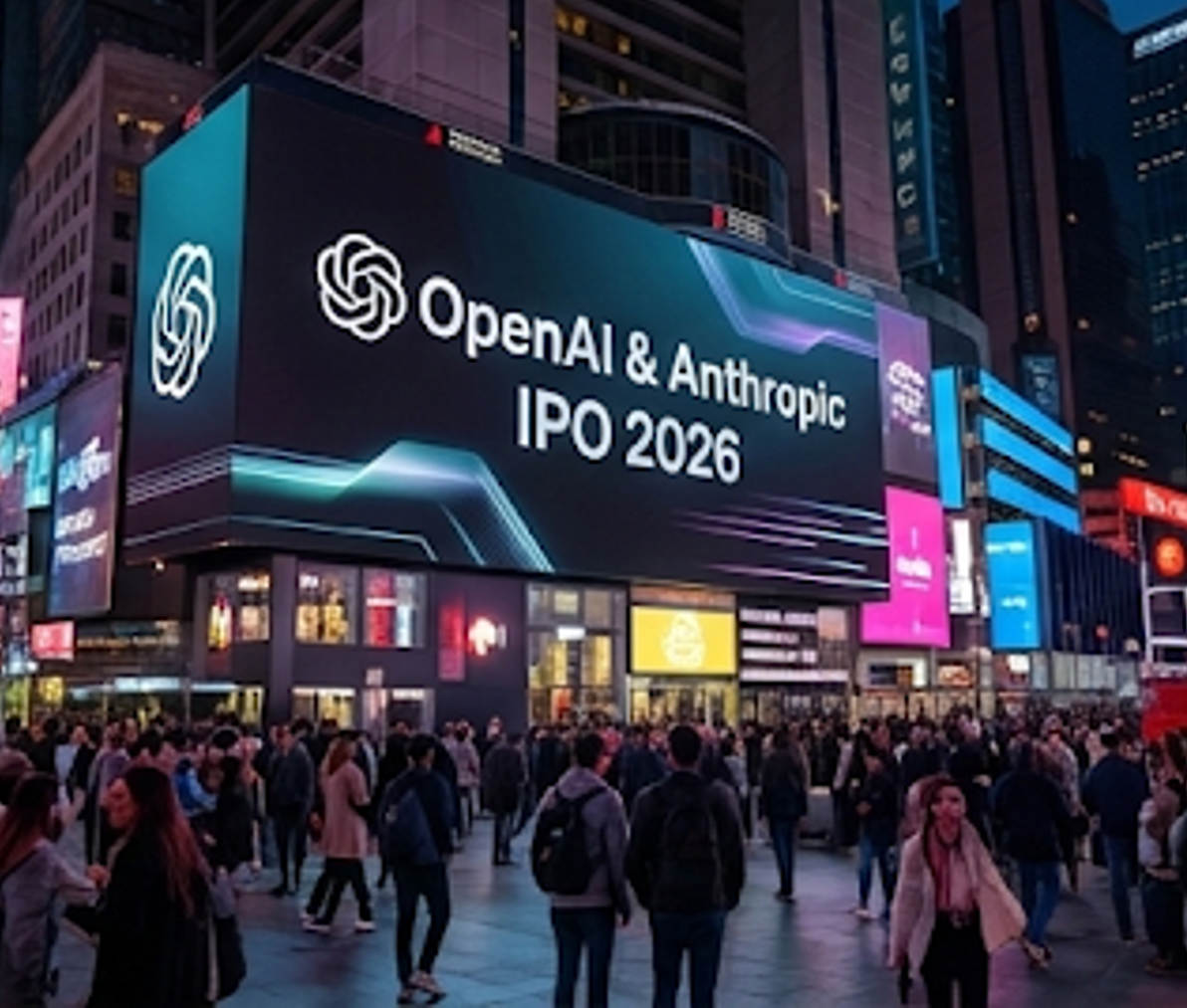 나스닥 상장 축하 전광판