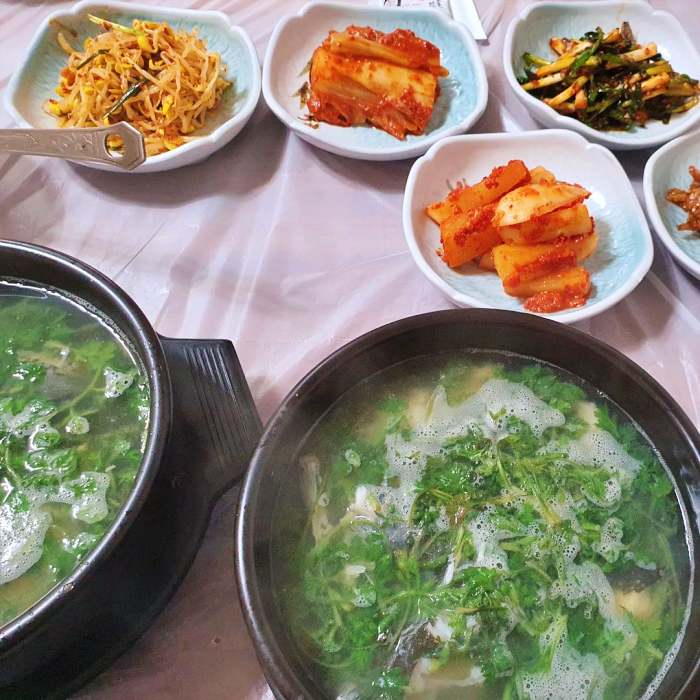 6시내고향 충남 보령 도다리쑥국 맛집