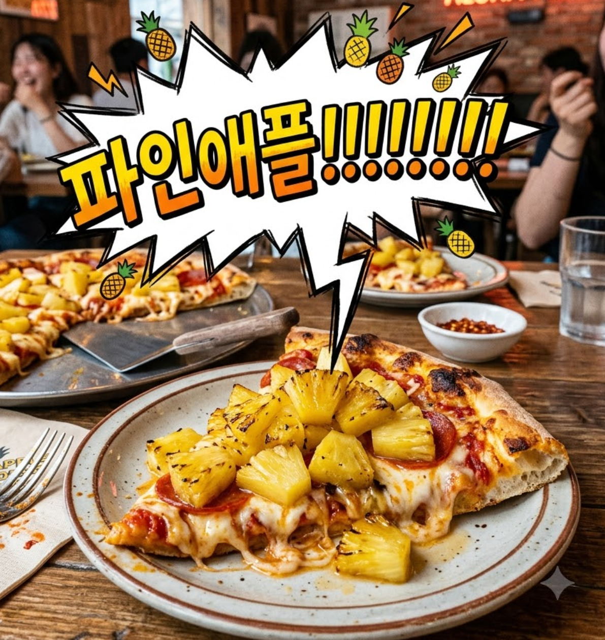 롯데리아 하와이안 모짜렐라