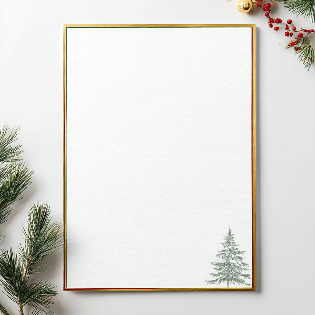 크리스마스 편지지 프린트해서 쓰세요