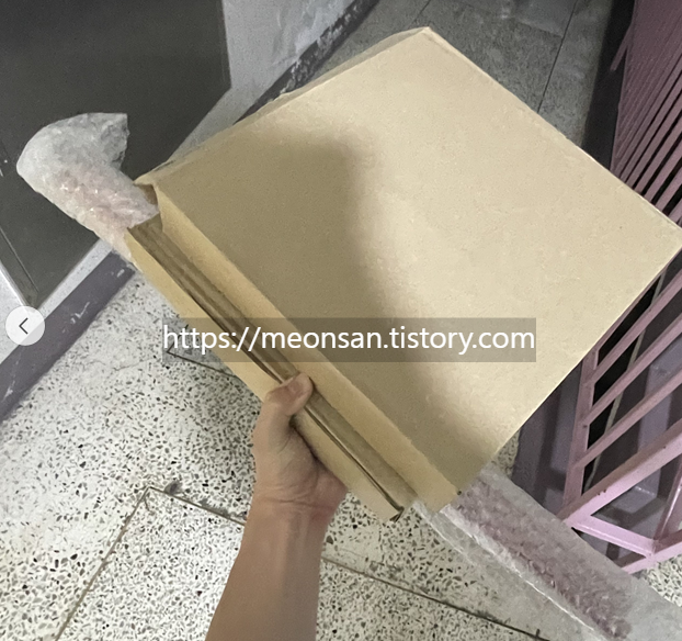 [2026 최신] 쿠팡에서 구입한 데코스토리 국산 무소음 스탠드 시계(빨강) 솔직 후기 조립 전 사진 부속품 박스