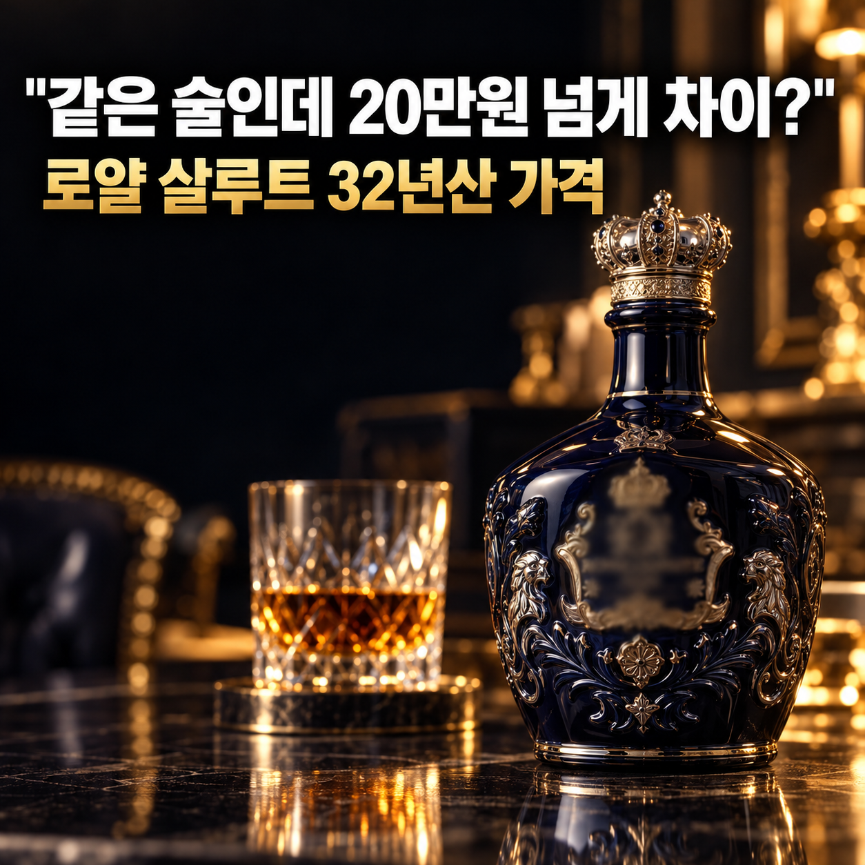 "같은 술인데 20만원 넘게 차이?" 로얄 살루트 32년산 가격