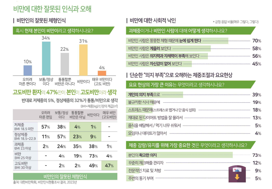 3명 중 1명 비만 2024 최신 통계와 예방법(출처:질병관리청)