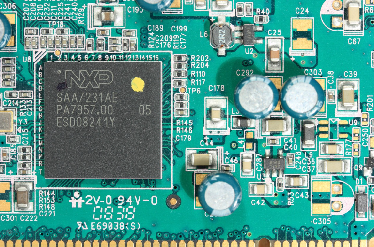 반도체 확대 사진