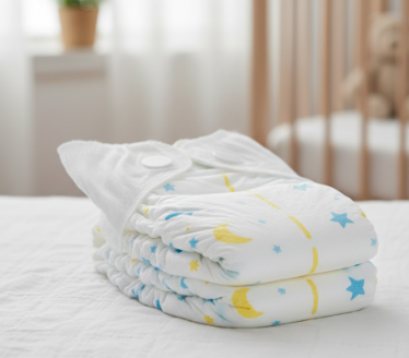 기저귀 흡수층 구조와 원리 (1년 아기 기준 분석)