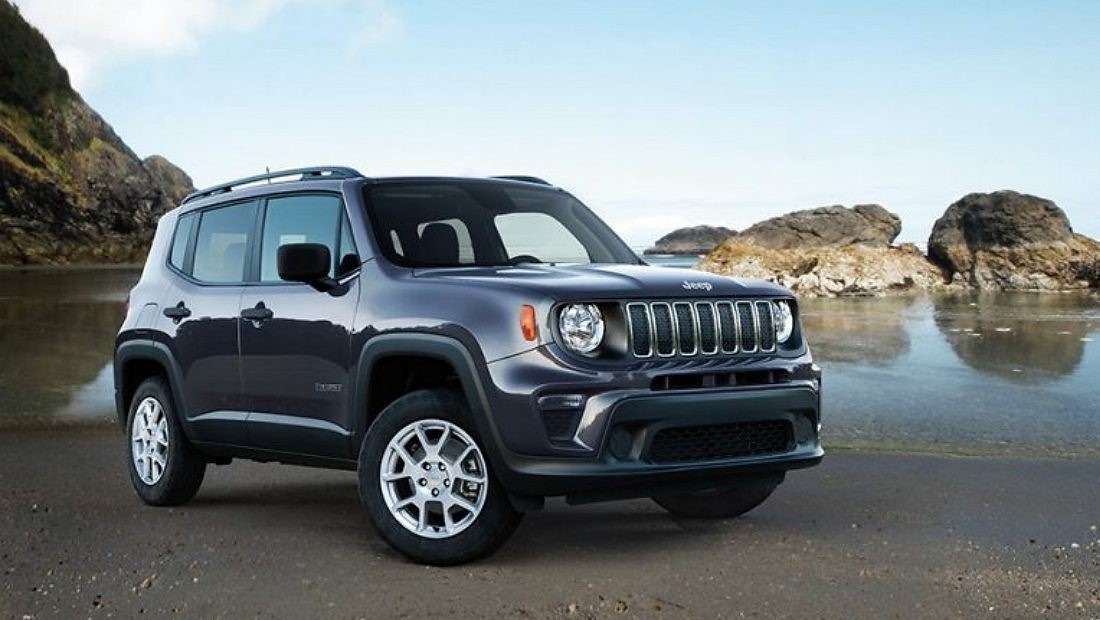 지프 레니게이드 페이스리프트 2022년형 모델 전면 사진 출처 지프홈페이지