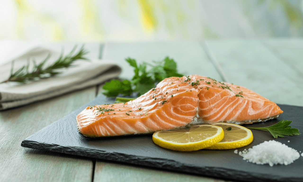 고기-먹어도-되는-통풍-식단-연어-모습