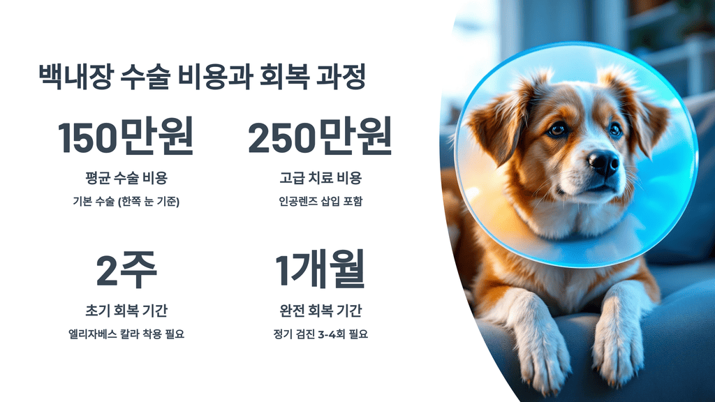 백내장 수술 비용과 회복 과정