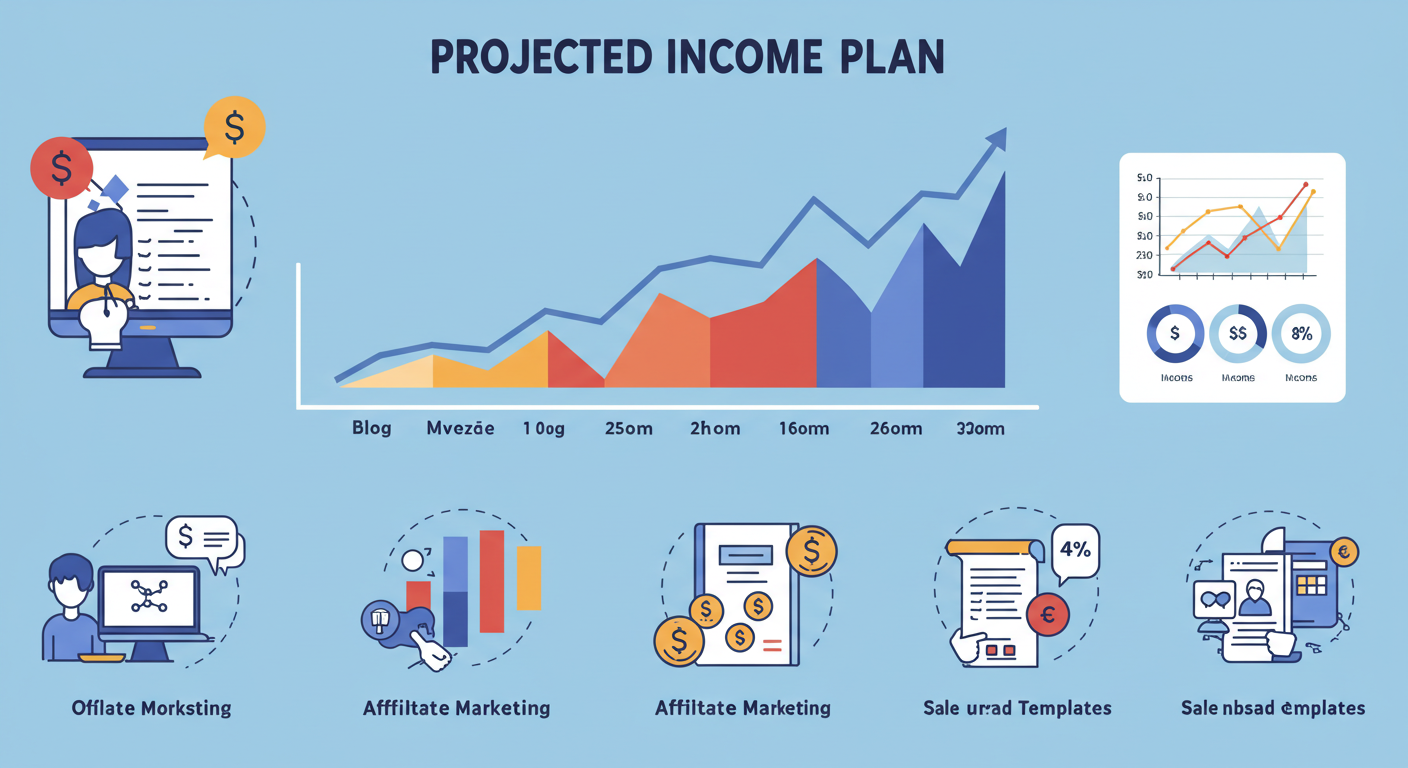 수익 목표의 전체 구조를 시각화한 다이어그램