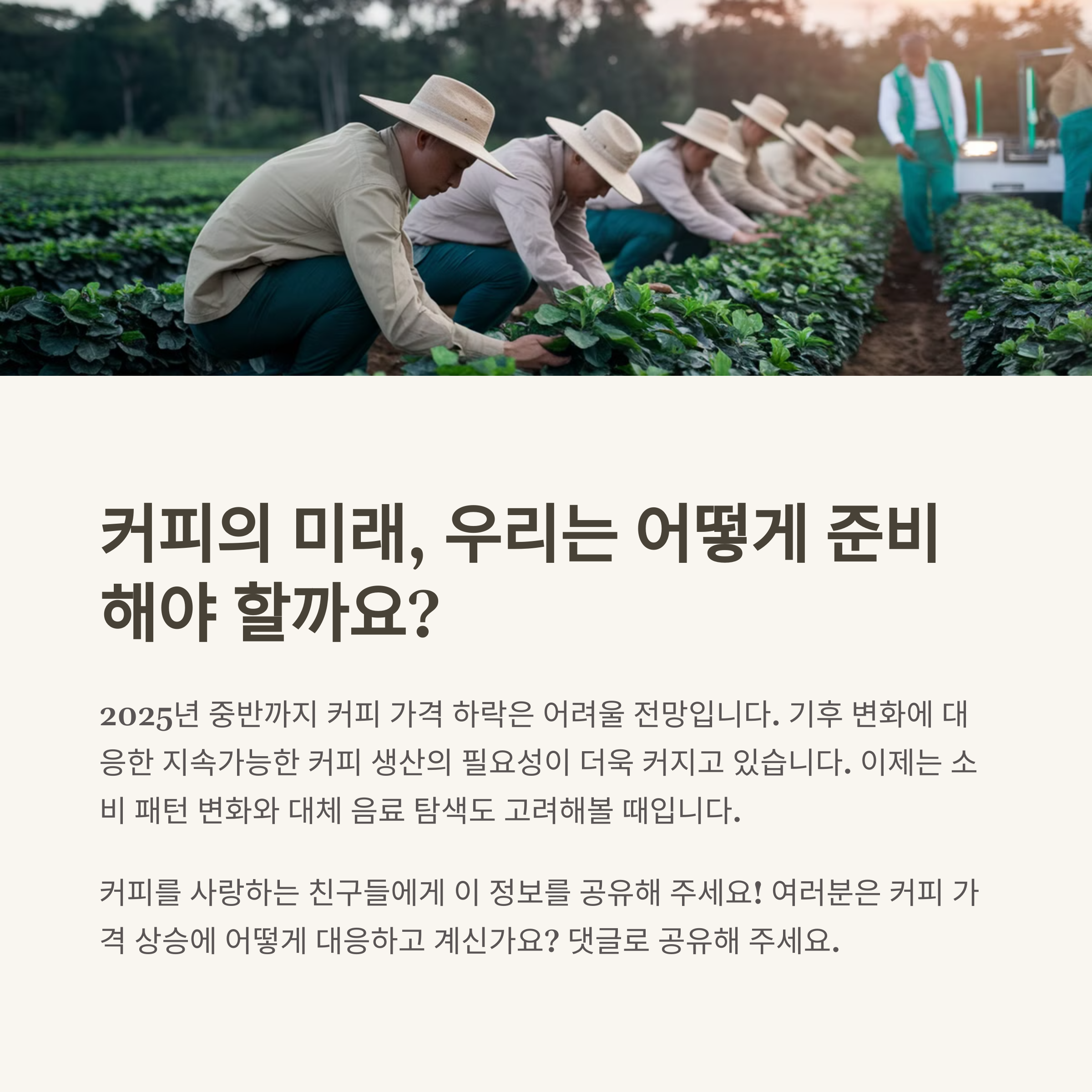 커피플레이션의 시대! 커피 가격은 언제까지 오를까?