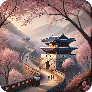 남한산성 벚꽃길 이미지