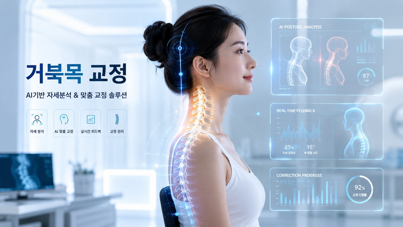 2026년형 AI 거북목 실시간 교정 가이드: 당신의 '디지털 척추'를 지키는 법