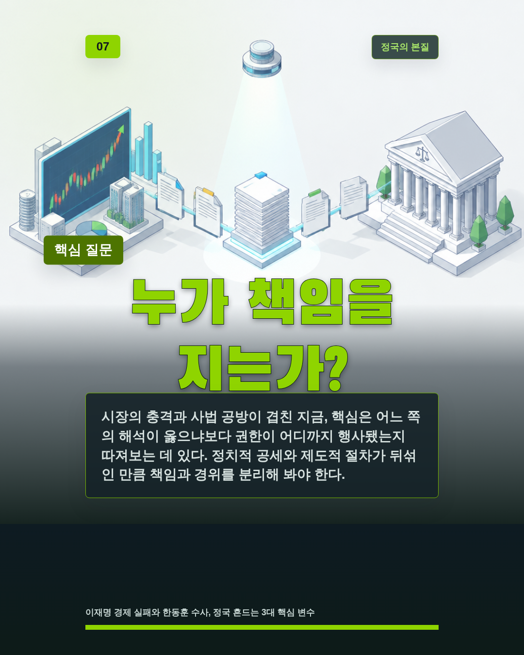 누가 책임을 지는가?