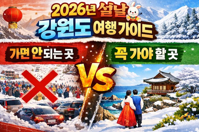 2월 설 연휴, 가면 안 되는 곳과 꼭 가야 할 곳 인포그래픽