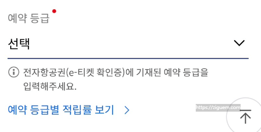 대한항공 마일리지