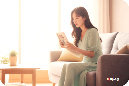 잔잔한 미소 속의 불안