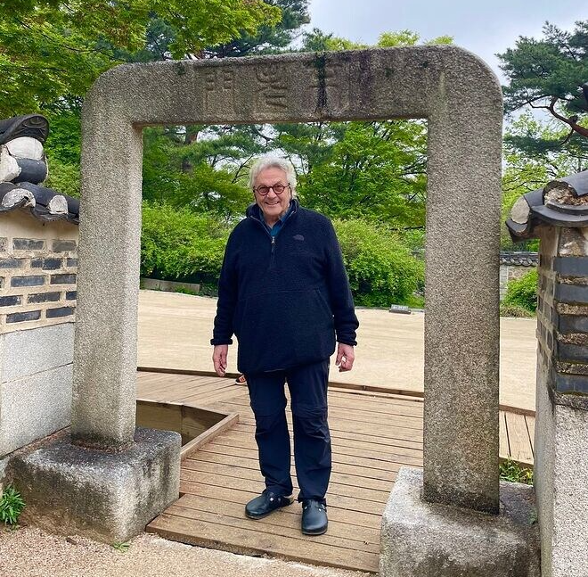 창덕군에 방문한 조지 밀러 감독