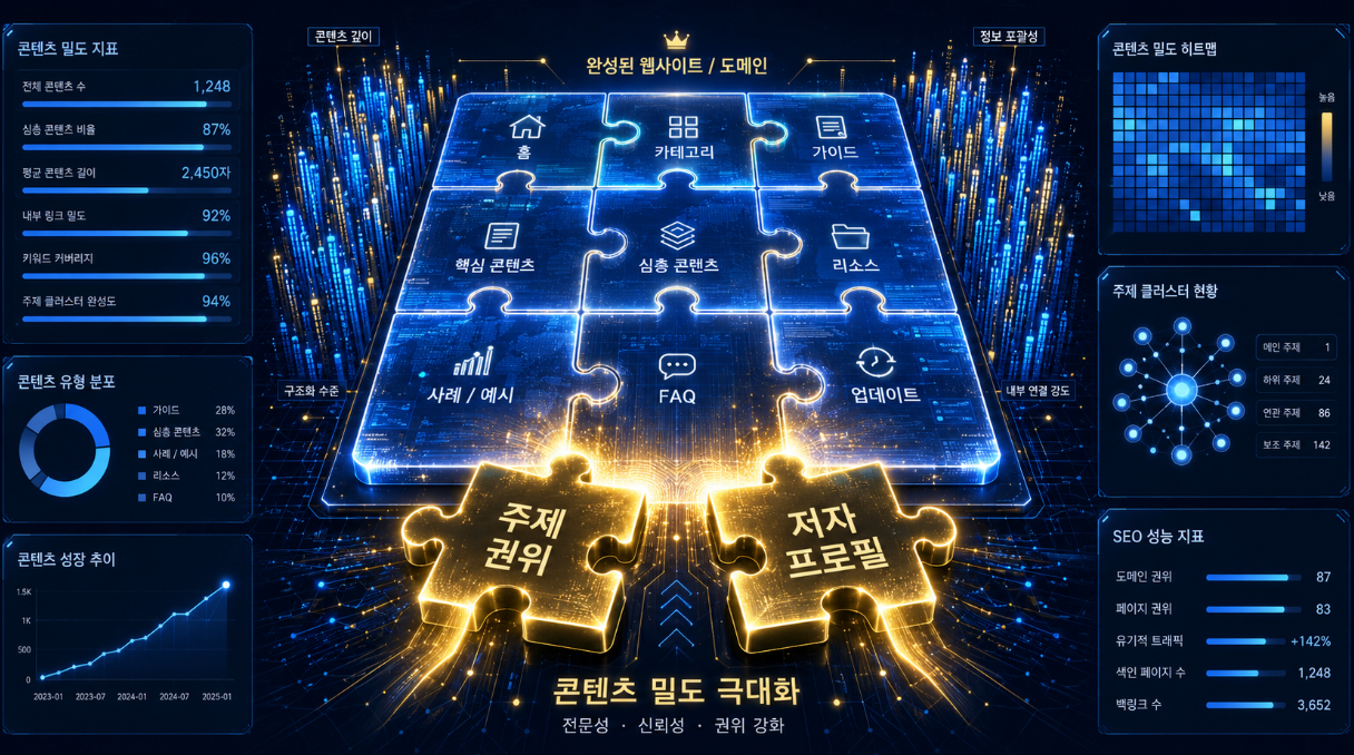 주제 클러스터와 저자 권위를 통한 사이트 완성도 구축 전략
