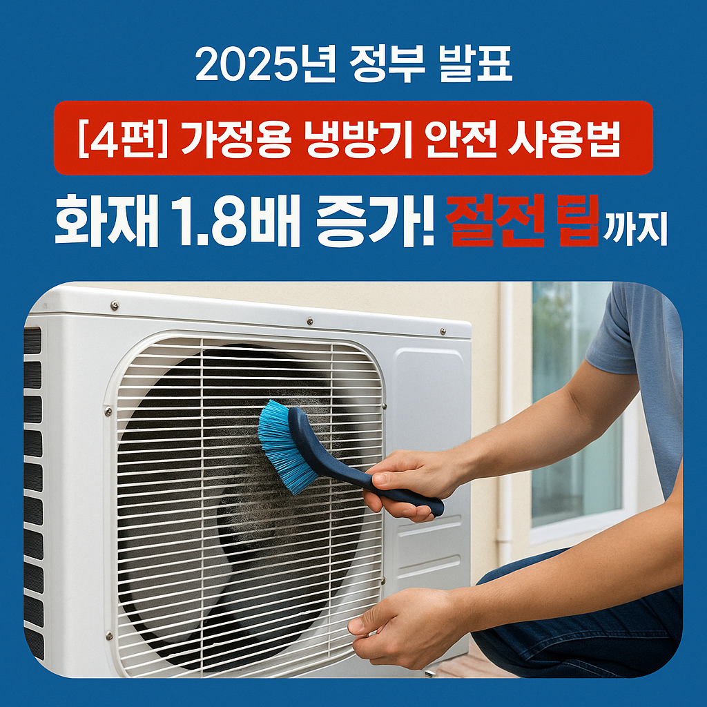[4편] 가정용 냉방기 안전 사용법과 절전 팁