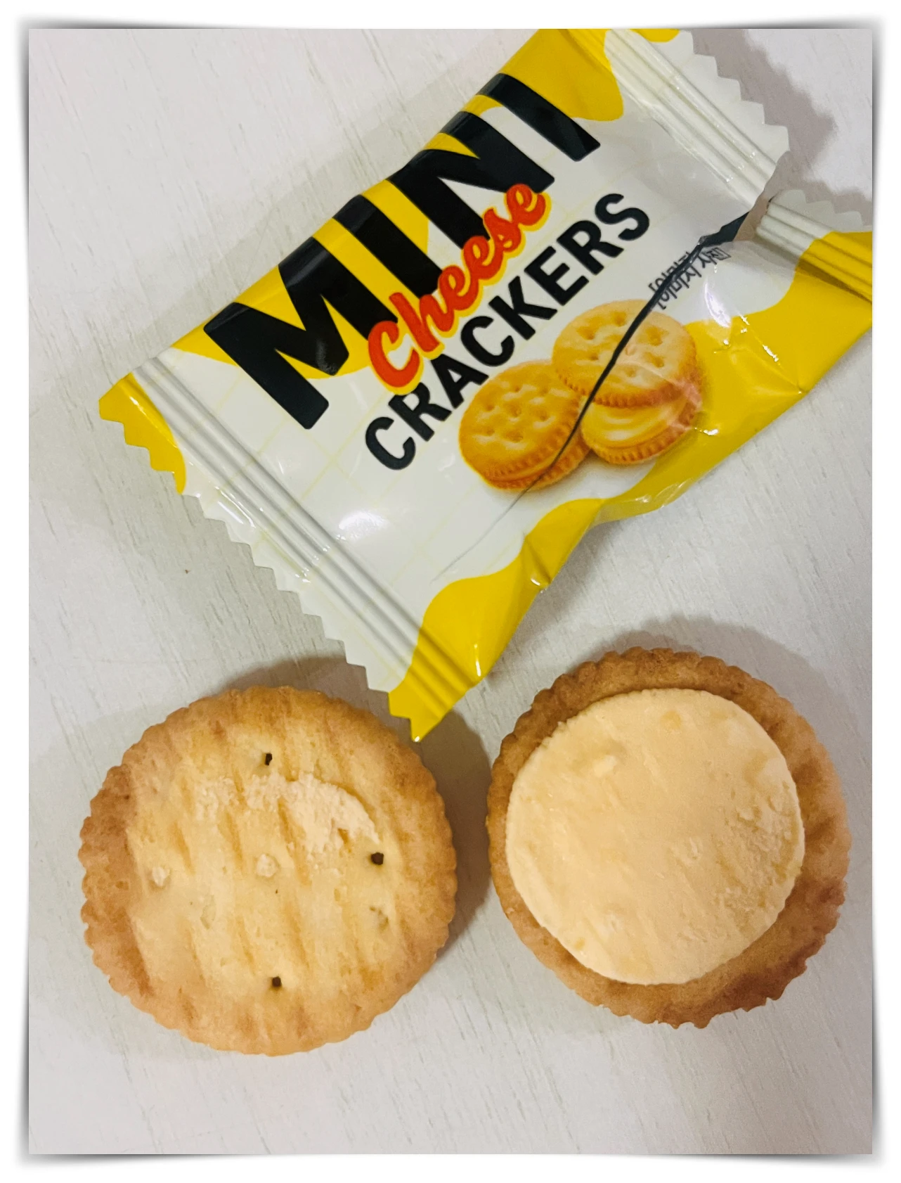 노브랜드-미니치즈크래커-치즈크림