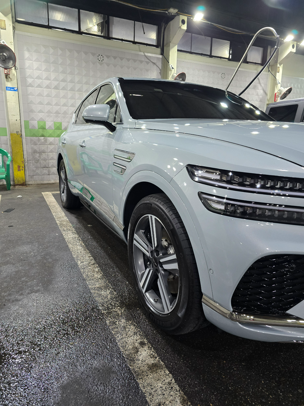 크리스탈 코트 플러스 작업 결과