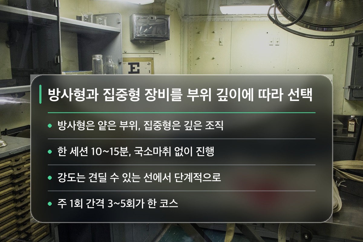 체외충격파 치료 병원에서는 어떤 방식으로 체외충격파 치료를 진행하나요?