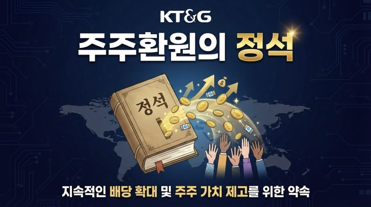KT&amp;G 주주환원 배당금