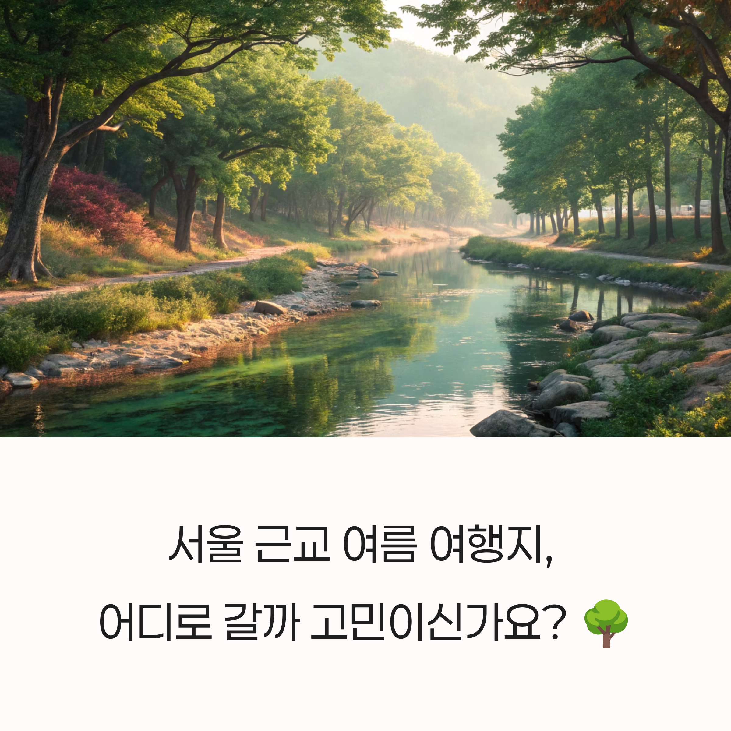 서울 근교 계곡 &amp; 숲세권 BEST 7 ❘ 8월 당일치기 여행 꿀팁