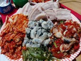 김장김치 양념 담그기