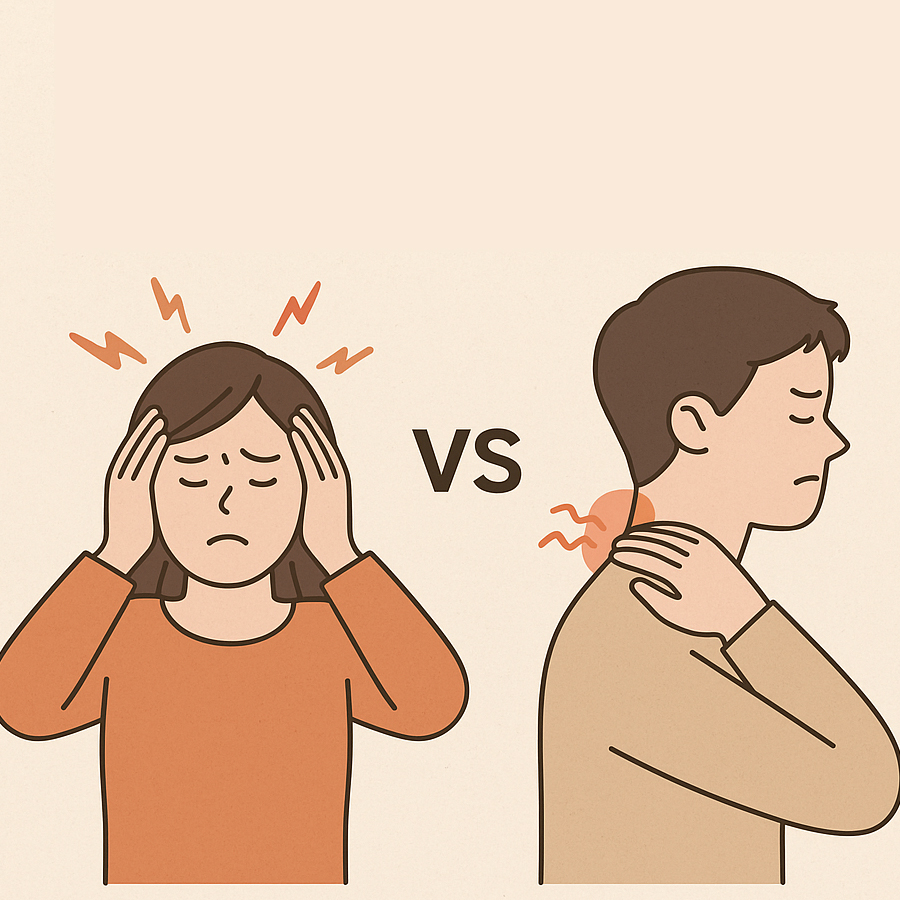 뒷골 떙기는 증상