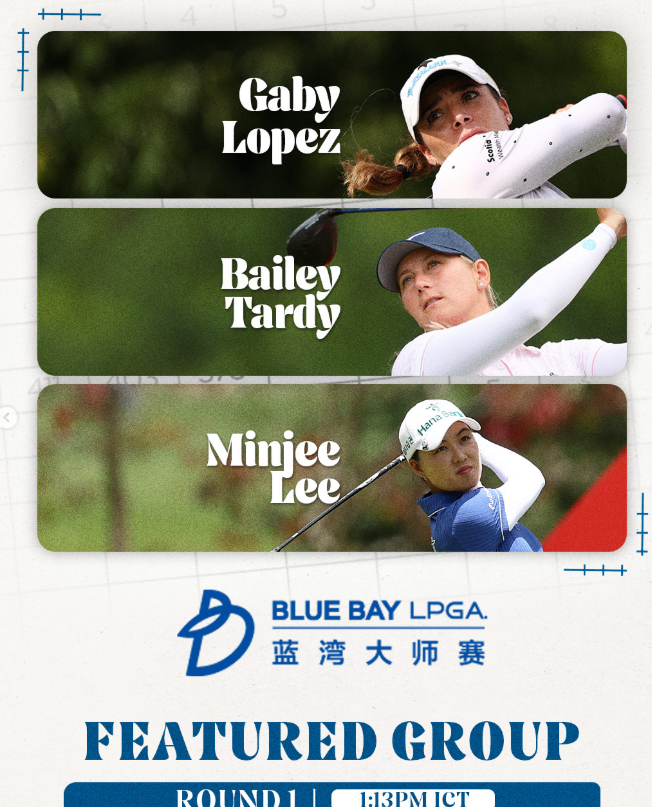 LPGA 블루베이 대회정보 중계 방송 실시간스코어 김아림 윤이나 박성현