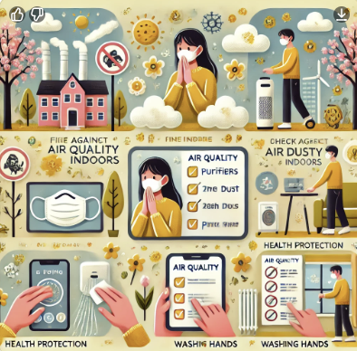 봄철 미세먼지와 황사, 대처법과 건강 관리법