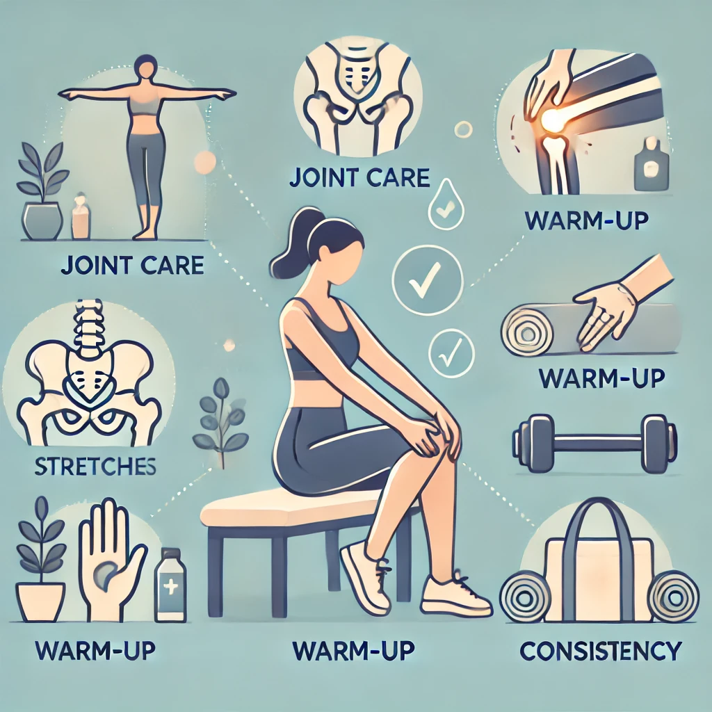 고관절 통증 완화 운동이미지