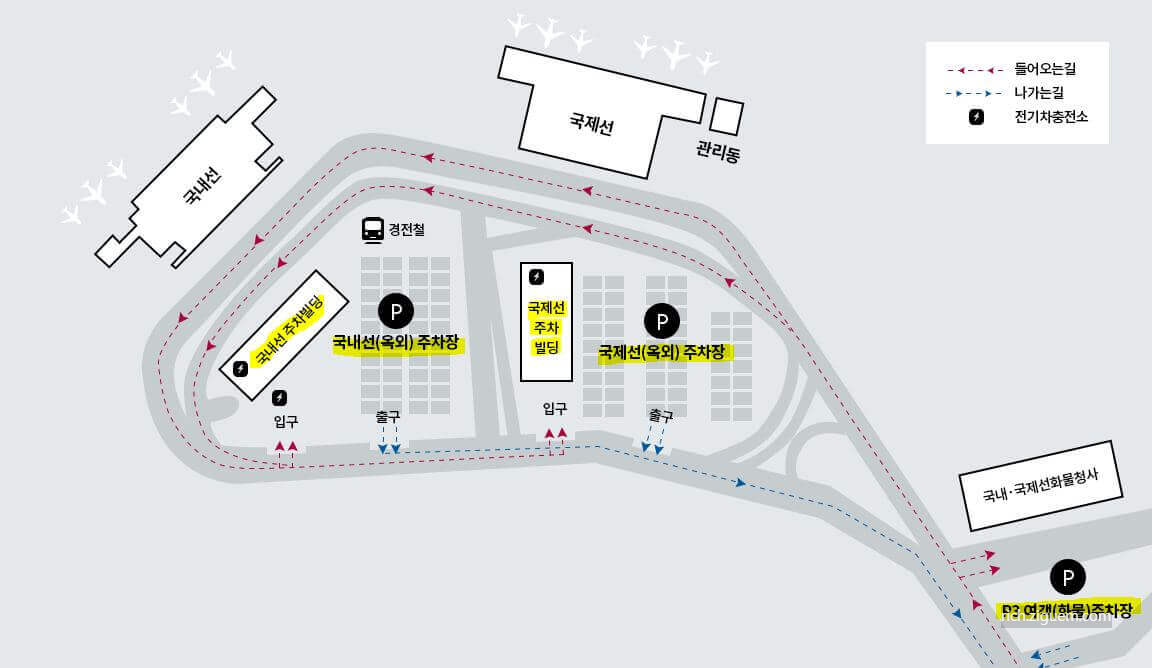김해공항 주차장